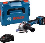 Шліфмашина кутова акумуляторна Bosch GWS 18V-11S 125мм 18В 1x5А·год 0-9000об·хв 1.7кг кейс ЗП  GAL1880CV