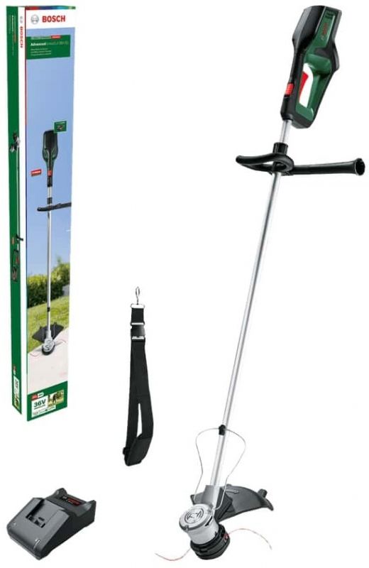 Тример садовий акумуляторний Bosch AdvancedGrassCut 36V-33 36V 33см 1х2А·год ЗП  AL 36V-20 4кг