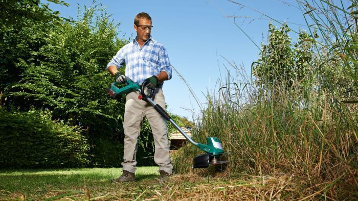 Тример садовий акумуляторний Bosch AdvancedGrassCut 36 36В 30см 1x2А·год ЗП AL3620CV 4.1кг
