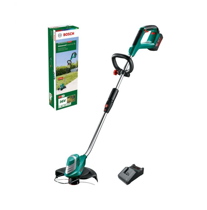 Тример садовий акумуляторний Bosch AdvancedGrassCut 36 36В 30см 1x2А·год ЗП AL3620CV 4.1кг