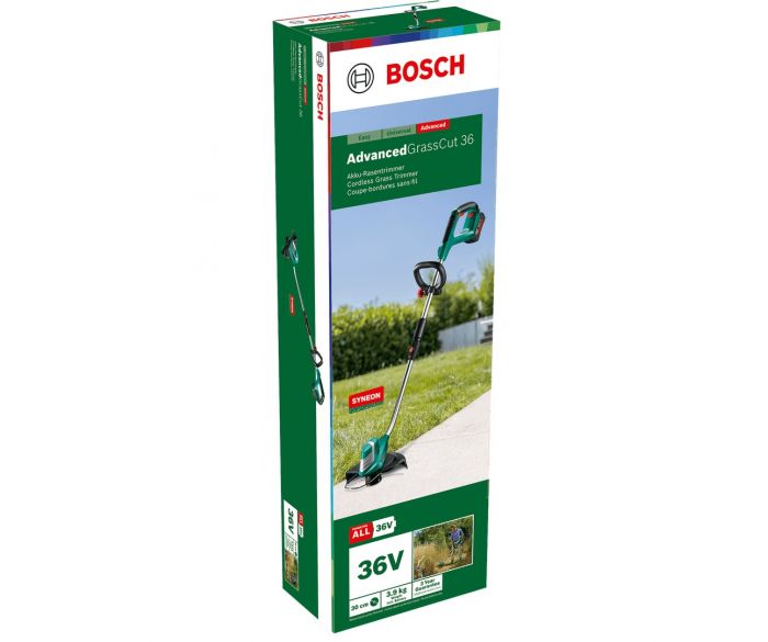 Тример садовий акумуляторний Bosch AdvancedGrassCut 36 36В 30см 1x2А·год ЗП AL3620CV 4.1кг