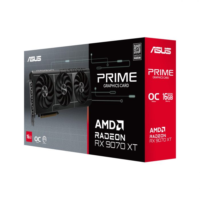 Вiдеокарта ASUS Radeon RX 9070 XT 16GB GDDR6 OC PRIME-RX9070XT-O16G