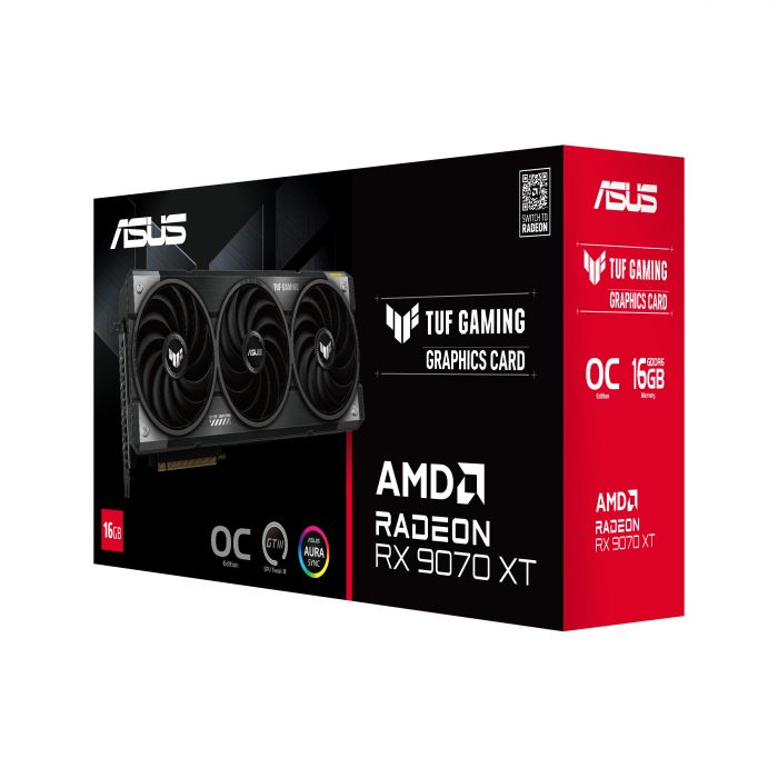 Вiдеокарта ASUS Radeon RX 9070 XT 16GB GDDR6 OC TUF-RX9070XT-O16G-GAMING