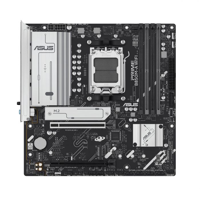 Материнcька плата ASUS PRIME B850M-A WIFI sAM5 B850 4xDDR5 M.2 HDMI DP WiFi BT mATX