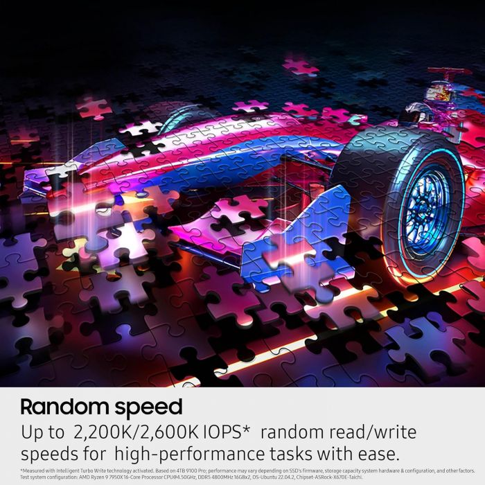 Накопичувач SSD Samsung M.2 2TB PCIe 5.0 9100PRO+ радіатор