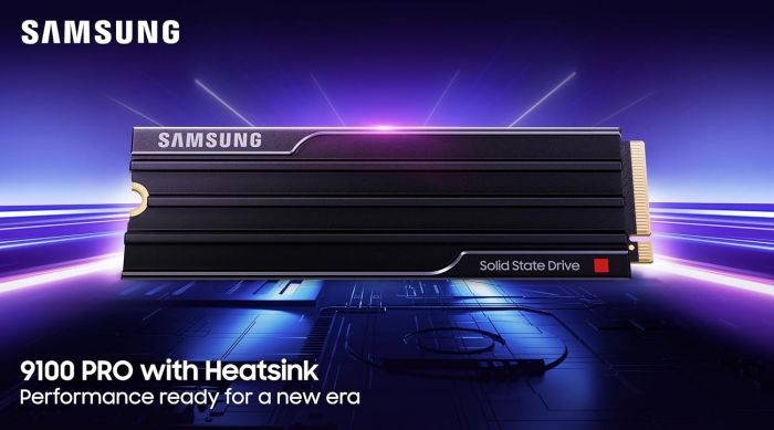 Накопичувач SSD Samsung M.2 4TB PCIe 5.0 9100PRO+ радіатор