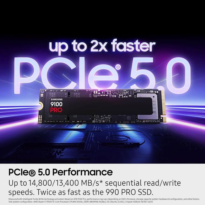 Накопичувач SSD Samsung M.2 4TB PCIe 5.0 9100PRO