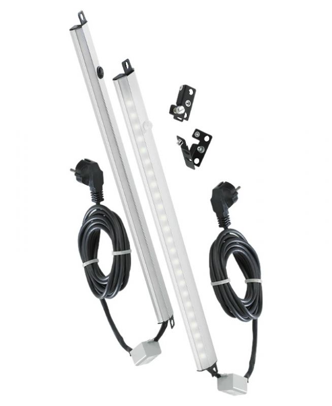 Модуль освітлення MIRSAN 19", 1U, світлодіодний, з автоматичним датчиком руху