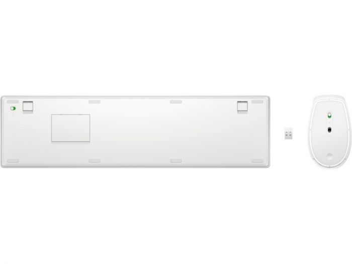 Комплект клавіатура та миша НР 650, WL, EN/UK, білий