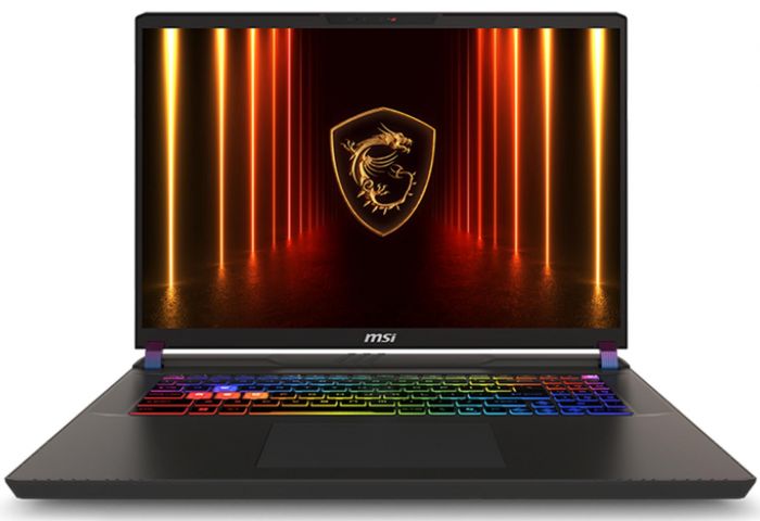 Ноутбук MSI Vector 17 HX AI A2XWHG-044XUA 17" QHD+ 240Hz, Intel Ultra 9 275HX_24C_24T, 32GB, F2TB, NVD5070TI-12, DOS, чорний