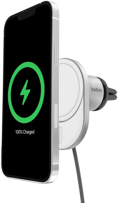 Автомобільний тримач смартфона Belkin MagSafe Qi2 бездротова зарядка, чорний