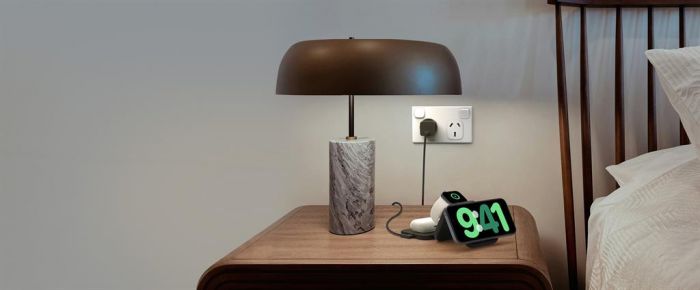 Зарядний пристрій бездротовий Belkin 3в1 Travel Pad Wireless Qi2 15Вт, чорний