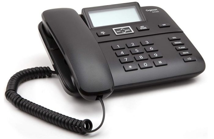 Дротовий телефон Gigaset DA260, чорний