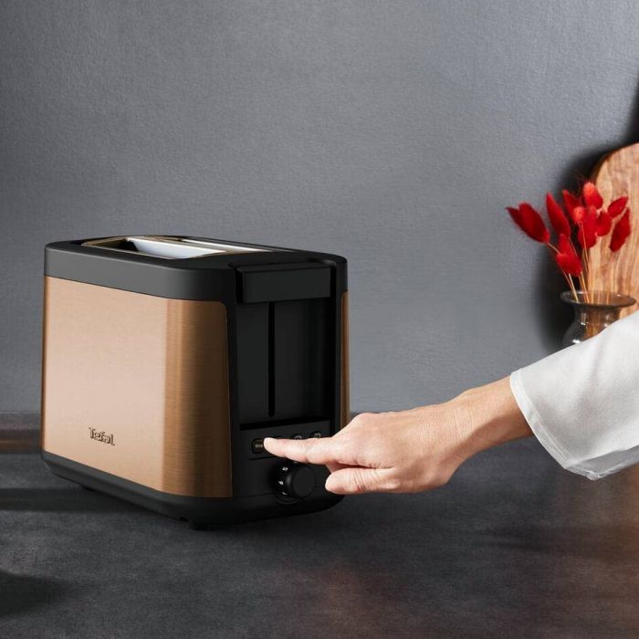 Тостер Tefal Coppertinto 850Вт, розморожування, метал, бронзовий