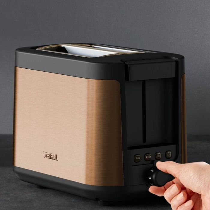 Тостер Tefal Coppertinto 850Вт, розморожування, метал, бронзовий