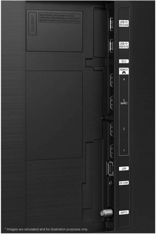 Телевізор 65" Samsung NeoQLED 4K 120Hz (Up to 165Hz) Smart Tizen Black