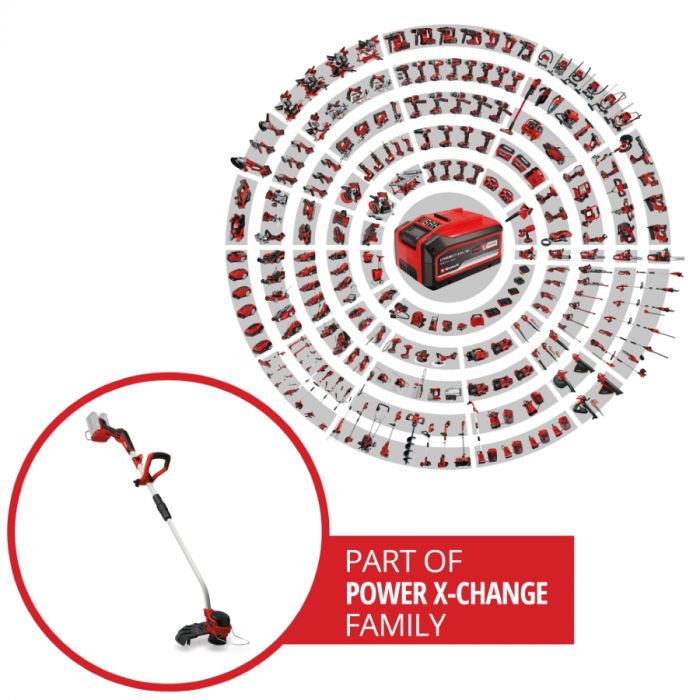 Тример акумуляторний Einhell GP-CT 36/35 Li BL - Solo PXC 36В безщітковий 35см 7000об/хв 3.55кг (без АКБ та ЗП)