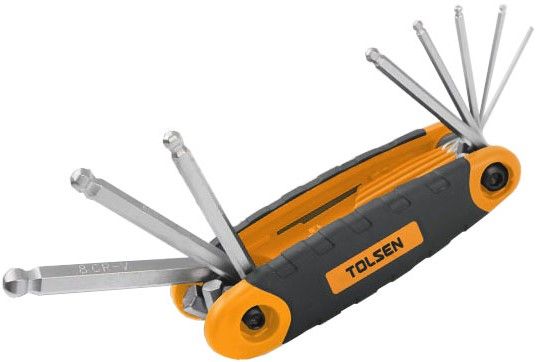 Ключі шестигранні Tolsen, набір 8шт, 1.5-8мм, CrV