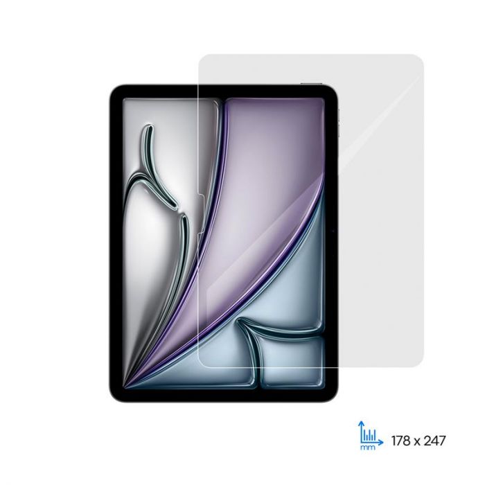 Захисне скло 2E для iPad Air 11" (2024), 2.5D, прозорий