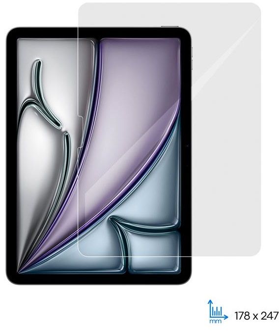 Захисне скло 2E для iPad Air 11" (2024), 2.5D, прозорий