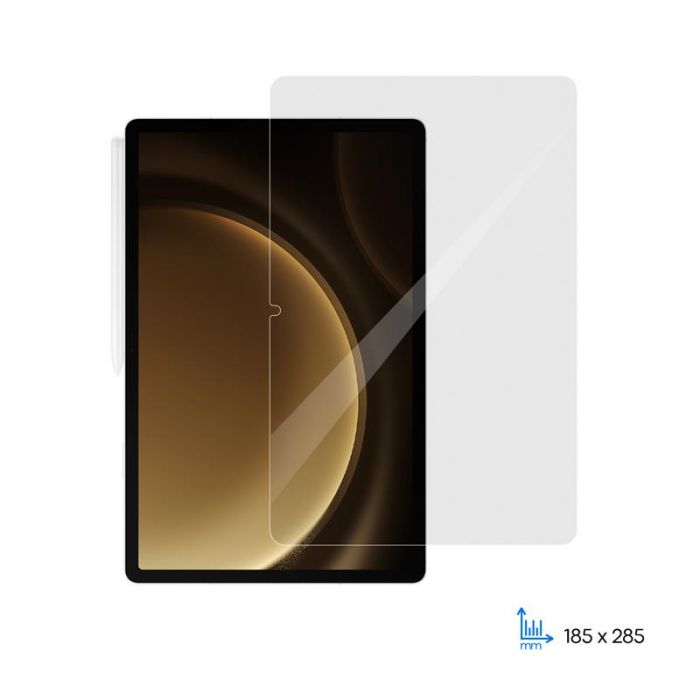 Захисне скло 2E для Samsung Galaxy Tab S9FE+ (X616) 12.4"(2023), 2.5D, прозорий