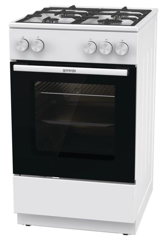 Плита Gorenje газова, 70л, 50x60см, чавун, білий