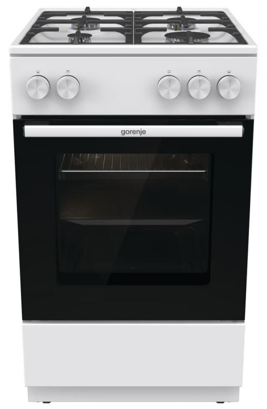 Плита Gorenje газова, 70л, 50x60см, чавун, білий