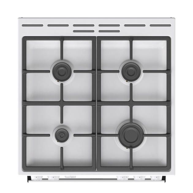 Плита Gorenje газова, 72л, 60x60см, чавун, білий
