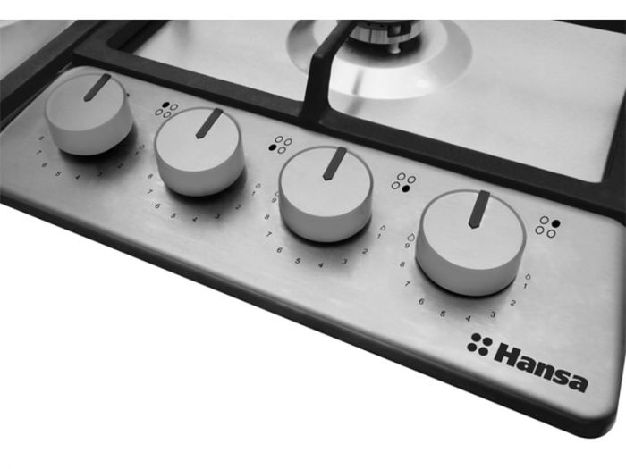 Варильна поверхня Hansa газова, 59см, чавун, нерж