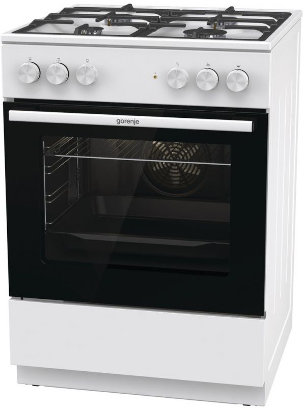 Плита Gorenje комбінована, 71л, 60x60см, чавун, білий