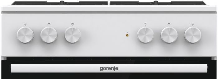 Плита Gorenje комбінована, 71л, 60x60см, чавун, білий