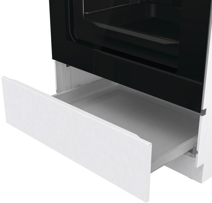 Плита Gorenje комбінована, 71л, 60x60см, чавун, білий