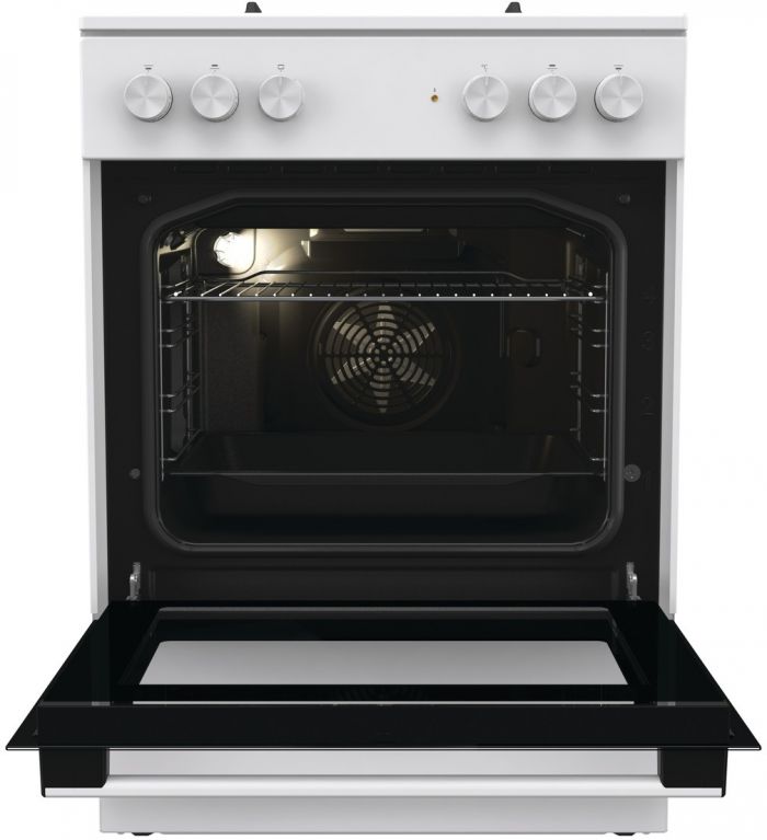 Плита Gorenje комбінована, 71л, 60x60см, чавун, білий