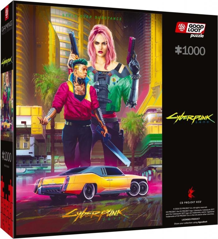 Пазл GoodLoot Cyberpunk 2077 Kitsch Style 1000 ел.