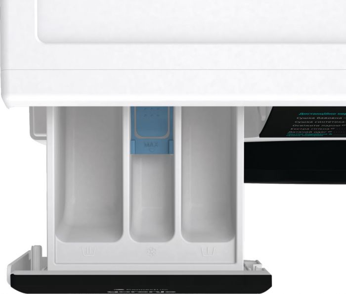 Прально-сушильна машина Gorenje фронтальна, 8(5)кг, 1400, A+, 51см, дисплей, інвертор, Wi-Fi, білий