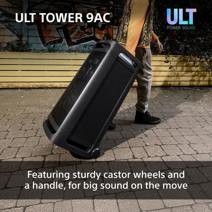 Акустична система Sony ULT TOWER 9AC 2.0, BT 5.3, LED, Party Connect, SBC, AAC, LDAC