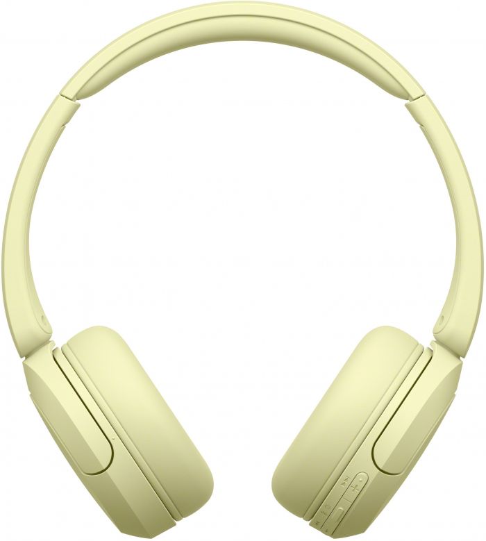 Навушники On-ear Sony WH-CH520 BT 5.2, SBC, AAC, Wireless, Mic, Жовтий