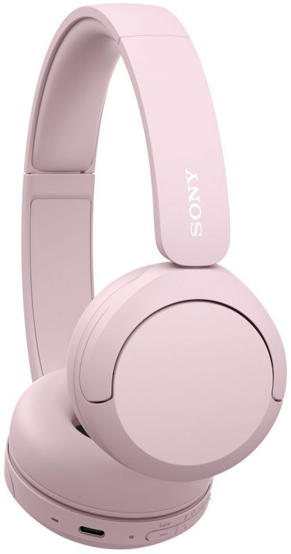 Навушники On-ear Sony WH-CH520 BT 5.2, SBC, AAC, Wireless, Mic, Рожевий