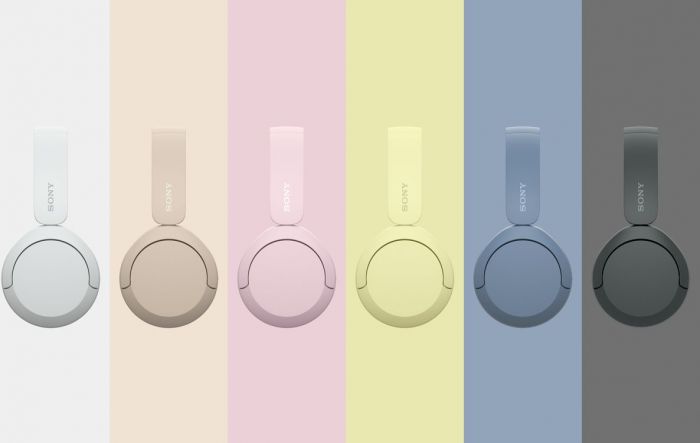 Навушники On-ear Sony WH-CH520 BT 5.2, SBC, AAC, Wireless, Mic, Рожевий