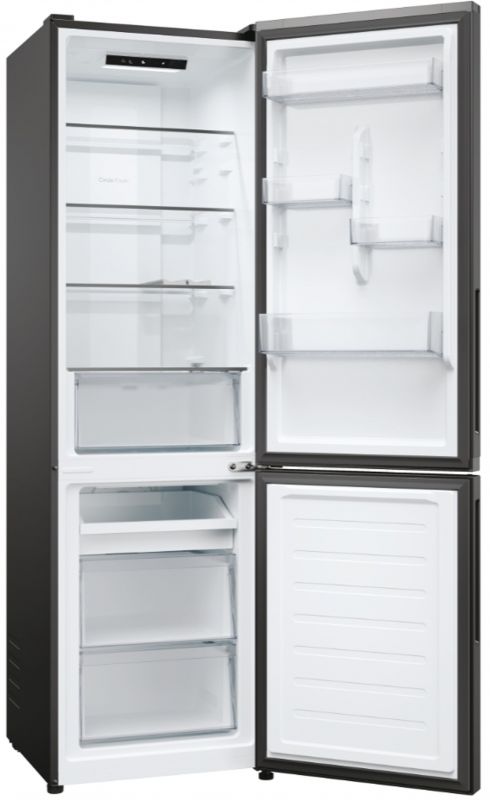 Холодильник Candy з нижн. мороз., 182.5x54.5х60, холод.відд.-197л, мороз.відд.-82л, 2дв., А+, NF, чорний