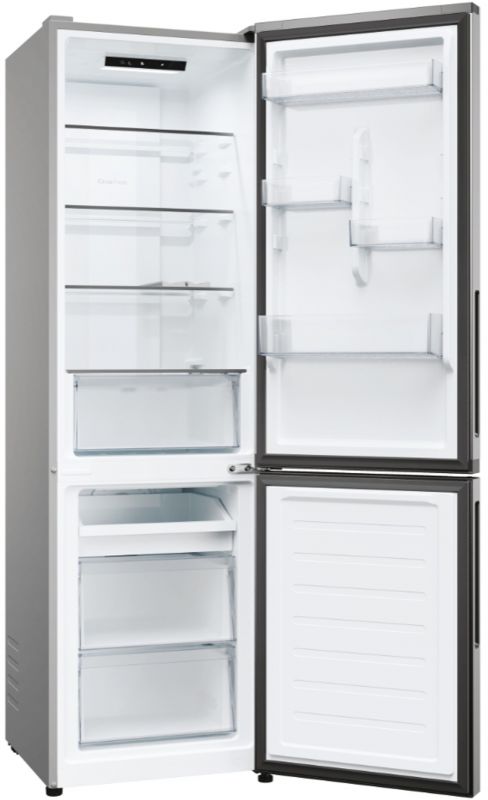 Холодильник Candy з нижн. мороз., 182.5x54.5х60, холод.відд.-197л, мороз.відд.-82л, 2дв., А+, NF, нерж