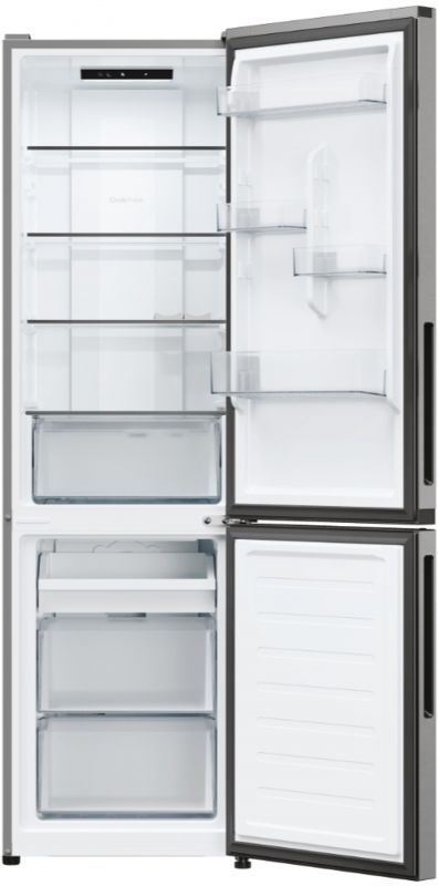 Холодильник Candy з нижн. мороз., 182.5x54.5х60, холод.відд.-197л, мороз.відд.-82л, 2дв., А+, NF, нерж