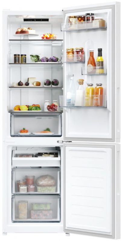 Холодильник Candy з нижн. мороз., 182.5x54.5х60, холод.відд.-197л, мороз.відд.-82л, 2дв., А+, NF, білий