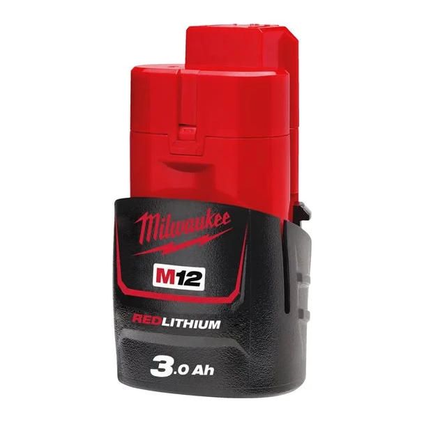 Акумулятор Milwaukee Redlithium M12 12В, 3А·год, 0.2кг