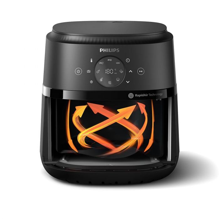 Мультипіч Philips Ovi Dual Steam 1500Вт, чаша-4.2л, сенсорне управл., 13 авто. программ, пластик, чорний