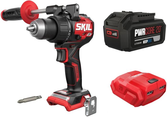 Шурупокрут-дриль акумуляторний SKIL 3080 CA XP 20В 1х5А·год 130Нм 600·2100об·хв 1.55кг