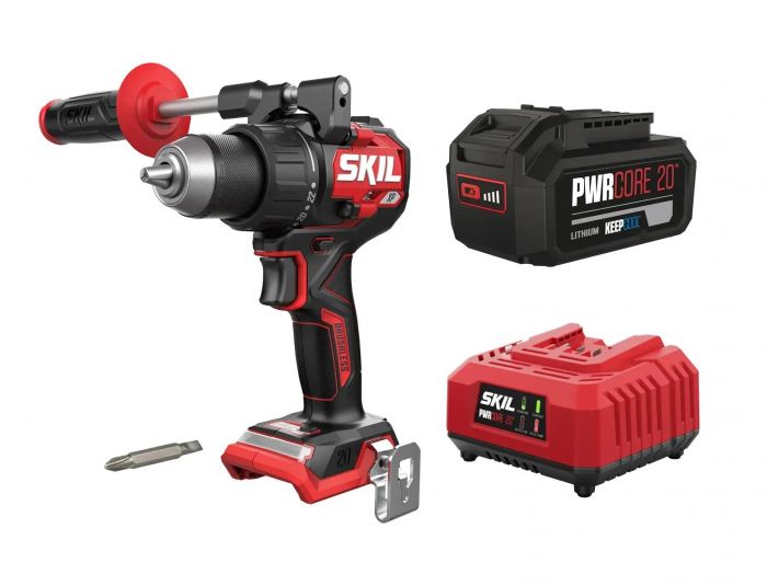 Шурупокрут-дриль акумуляторний SKIL 3080 CA XP 20В 1х5А·год 130Нм 600·2100об·хв 1.55кг