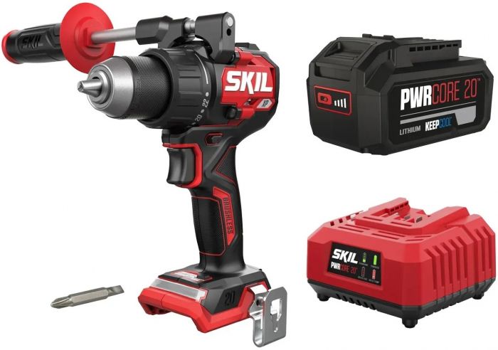 Шурупокрут-дриль акумуляторний SKIL 3080 CA XP 20В 1х5А·год 130Нм 600·2100об·хв 1.55кг