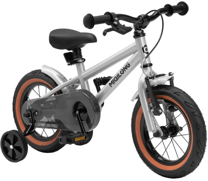 Дитячий велосипед Miqilong ST 12" сріблий