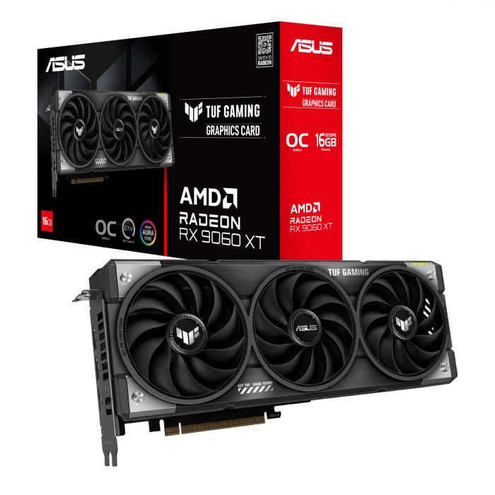 Вiдеокарта ASUS Radeon RX 9060 XT 16GB GDDR6 OC TUF-RX9060XT-O16G-GAMING
